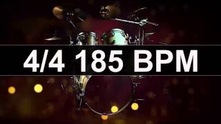 🔴 Drums Metronome 185 BPM [upl. by Caro]