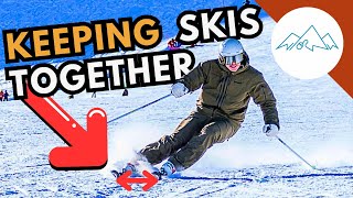 How to keep skis parallel  How to keep skis close together [upl. by Ailido]