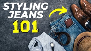 Jeans Styling 101  How To Style Jeans Over 40  Easy [upl. by Tnayrb]