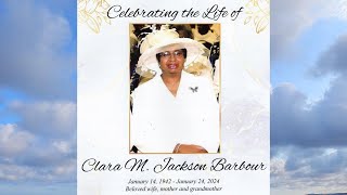 CELEBRATION OF LIFE  CLARA M JACKSON BARBOUR  PEARL STREET AME CHURCH  MARCH 23 2024 [upl. by Alad]