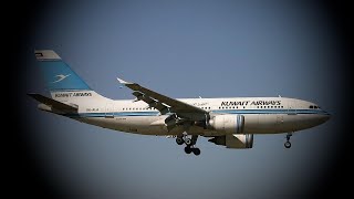 Kuwait Airways Airbus A310 Fleet History 19832015 [upl. by Akeylah]