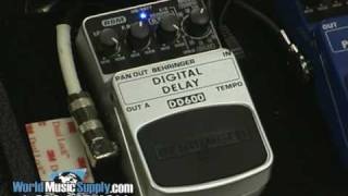 Behringer DD600 Digital Delay Effects Pedal [upl. by Clover]