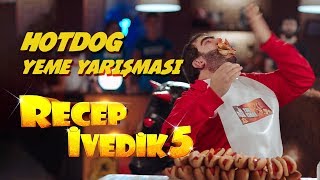 Hotdog Yeme Yarışması  Recep İvedik 5 [upl. by Narej]