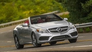 2014 MercedesBenz E550 Cabriolet First Drive Review [upl. by Atelokin]