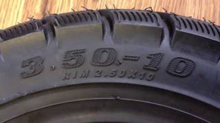 3510 Scooter Tire Made by Sufeng [upl. by Arriaes500]