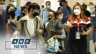 13 Filipinos who fled from Ukraine arrive in Manila  ANC [upl. by Gris]