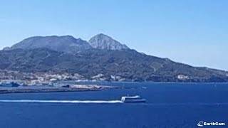 Strait Of Gibraltar Cam Spain  Earth Cam Live [upl. by Irma]