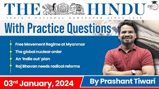 The Hindu Analysis by Prashant Tiwari  3 January  Current Affairs Today  StudyIQ [upl. by Meredithe832]