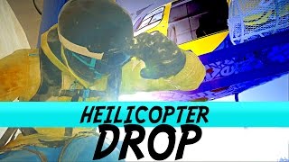 STEEP  How to Drop Down From a Helicopter Helicopter Drop Off Point [upl. by Godfree]