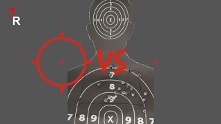 Range comparison EOTech Reticle vs Red Dot [upl. by Fugazy]