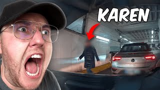 EINE KAREN MACHT ÄRGER 😱🚨 German Dashcam Reaktion [upl. by Hayyim951]