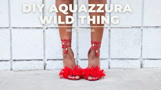 DIY Aquazzura Wild Thing Heels [upl. by Aicined]