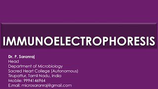 Immunoelectrophoresis [upl. by Callas595]