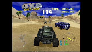 4x4 World Trophy  PS1 Gameplay [upl. by Yrol]