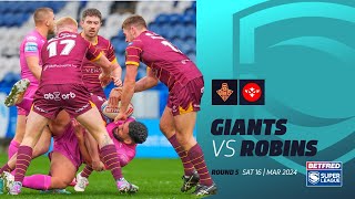 Highlights  Huddersfield Giants v Hull KR  2024 Betfred Super League Round 5 [upl. by Eshelman]