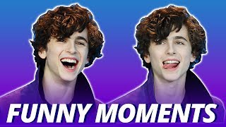 Timothée Chalamet Is Like A Puppy In Human Form  Funny Moments [upl. by Lenhart]