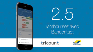 Tricount 25  Remboursez avec Bancontact en Belgique [upl. by Nancey]