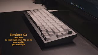 TTC Silent Bluish White  Keychron Q2 [upl. by Beera]