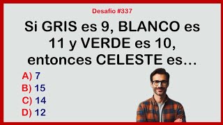 💥 4 DESAFÍOS PARA POTENCIAR TU CEREBRO 🧠 ¿Serás capaz de resolverlos 💡✨️ Desafío 337 [upl. by Krantz]