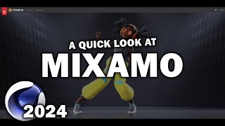 Cinema 4d 2024 A Quick Look At Mixamo Simple Character Rigging and Animations [upl. by Nikola737]