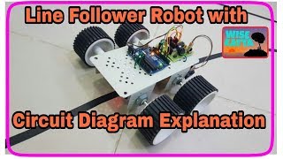 Line follower Robot with circuit diagram explanationHINDI [upl. by Sydalg298]