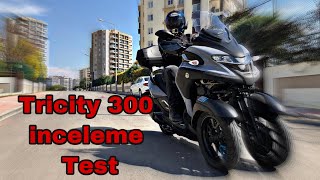 Türkiye de Tek Tricity 300 İncelemesi  2020 Tricity 300 yakından test [upl. by Micheline]