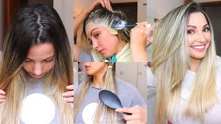 RETOQUE DE LUZES na touca  californianas com escova  Por Bia Munstein [upl. by Noit]