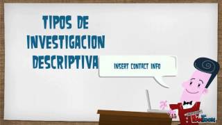 Investigacion Descriptiva [upl. by Yorgo]