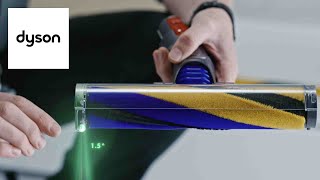 How the laser works on the Dyson V15 Detect™ vacuum [upl. by Wilsey]