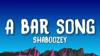 Shaboozey  A Bar Song Tipsy Lyrics [upl. by Schriever]