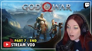 God of War playthrough first time  PC port PART 7  ENDING  Kruzadar LIVE Stream [upl. by Tabbatha]