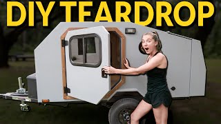 A Look Inside Our Nearly Complete DIY Teardrop on Harbor Freight Trailer [upl. by Amalea]