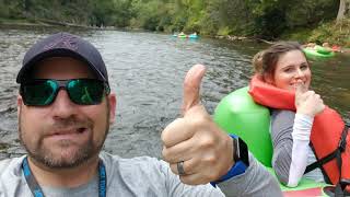 Tubing down the Toccoa River 2019 [upl. by Neelyar51]