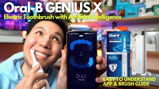 OralB Genius X Limited Toothbrush  App amp AI Toothbrush  Unboxing amp Review [upl. by Lazaro602]