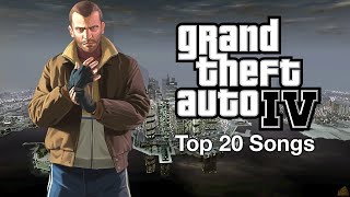 GTA IV  Top 20 Songs OLD VERSION [upl. by Braca35]