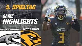 Highlights  Wuppertal Greyhounds vs Krefeld Ravens [upl. by Bridge]