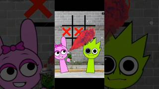 POV Pink and Lime are playing tictactoe  Incredibox Sprunki [upl. by Remlap]