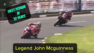 legend John Mcguinness wants that podium off James Hillier 🏍💨💥 epic battle highlights 🔥 roadracing [upl. by Tory709]