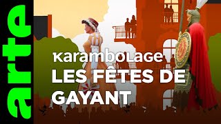 Les fêtes de Gayant  Karambolage  ARTE [upl. by Casimir57]