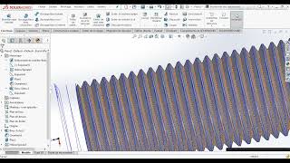 Tutorial SolidWorks création Dun filetage [upl. by Senskell174]