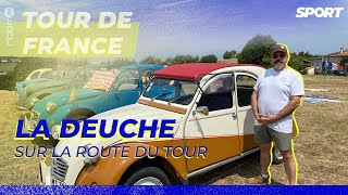 La 2CV sur les routes du Tour de France [upl. by Aicirtam173]