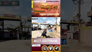 MELHOR CLASSE DE AK117 ZERO RECOIL NO CALL OF DUTY MOBILE BR [upl. by Medina]