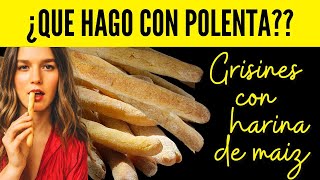 AHORRA💲Como hacer GRISINES DE POLENTA🌾🥖Crujientes🥖🌾 grisinespolenta harinademaiz [upl. by Cade]