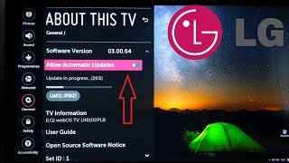 LG SMART TV SystemFirmware Software Version via WiFi [upl. by Justin141]