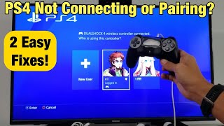 PS4 Controller Not Connecting or Pairing Not Working 2 Easy Fixes [upl. by Gaspard]