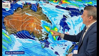 OZ A slight lift in temperatures for the southern half this week [upl. by Goodill633]