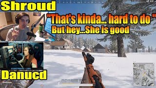 Shroud WATCH Danucd skills and he is impressed  Danucd bananaaa diners [upl. by Goda994]