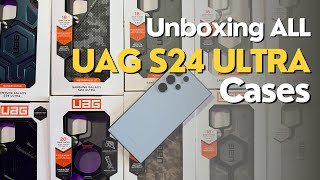 BEST AND ALL UAG CASES FOR THE S24 ULTRA [upl. by Ennirac]