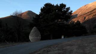 Andy Goldsworthy Refuges dArt DignelesBains HauteProvence France [upl. by Ykcul]