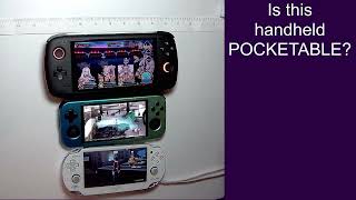 Is your handheld POCKETABLE Featuring Anbernic Ayn Miyoo Nintendo Retroid Sony Valve [upl. by Rimhsak]